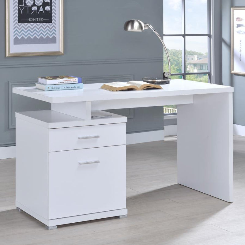 Irving - 2-Drawer Office Computer Desk - JaxCo Furniture