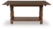 Sturlayne - Brown - Flip Top Sofa Table - JaxCo Furniture