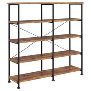 Analiese - 4-Shelf Double Bookshelf - JaxCo Furniture