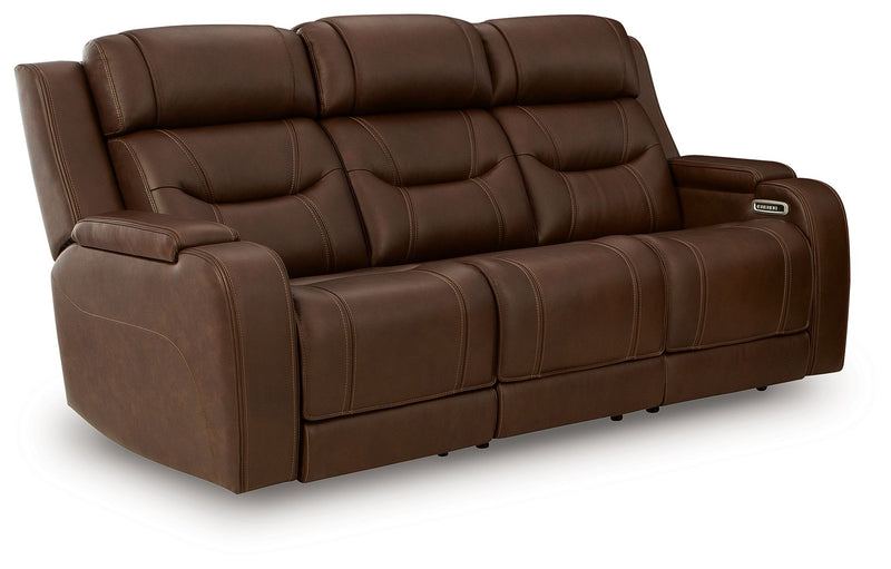 Knightington - Power Reclining Sofa With Audio Seating - JaxCo Furniture