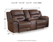 Stoneland - Reclining Loveseat - JaxCo Furniture