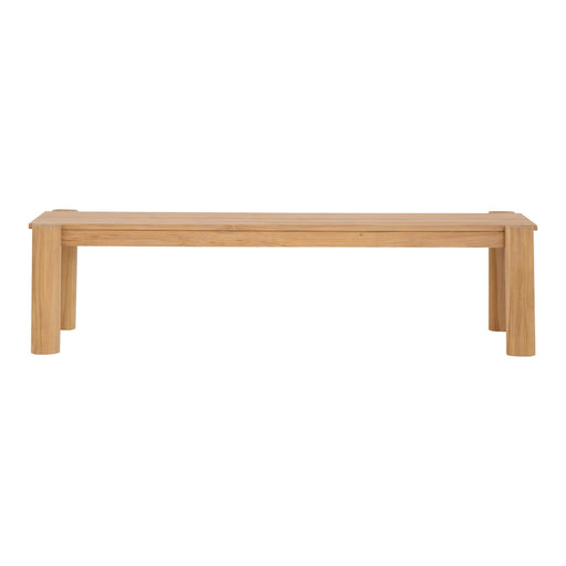 Tempo - Outdoor Dining Bench - Light Brown - JaxCo Furniture