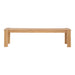 Tempo - Outdoor Dining Bench - Light Brown - JaxCo Furniture