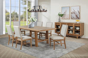 Middleton - Extension Leaf Dining Set With Upholstered Chairs - JaxCo Furniture