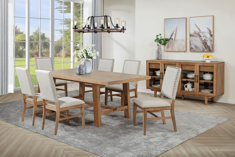 Middleton - Extension Leaf Dining Set With Upholstered Chairs - JaxCo Furniture