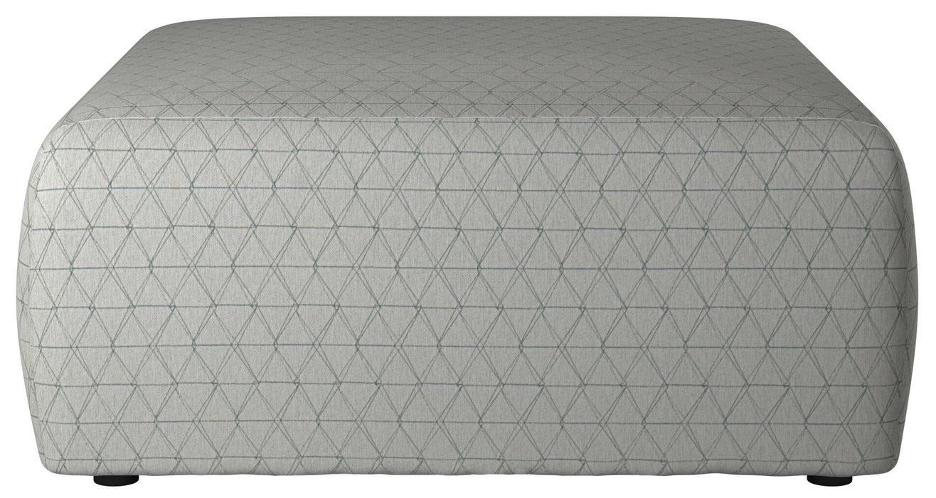 Zeller - Cocktail Ottoman - Spa - JaxCo Furniture