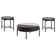 Ozella - Round Coffee Table Set - JaxCo Furniture