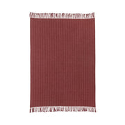 Throws - 50" x 70" TC Hunter Throw - Cherrywood Red - JaxCo Furniture