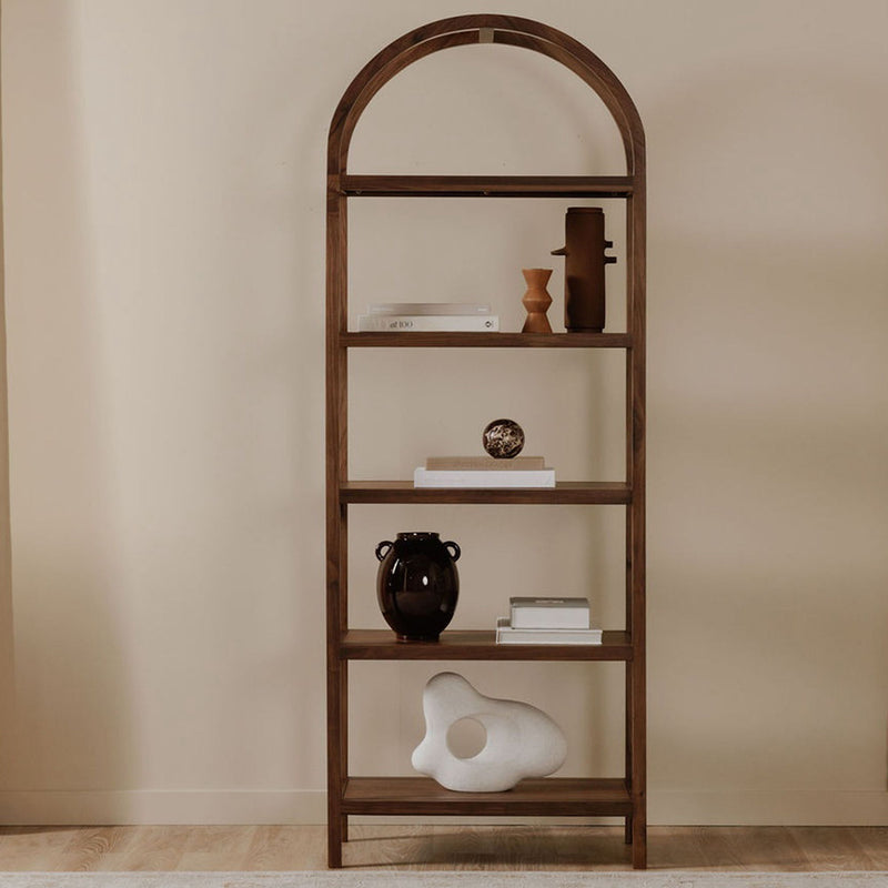 Eero - Bookcase - Walnut - JaxCo Furniture