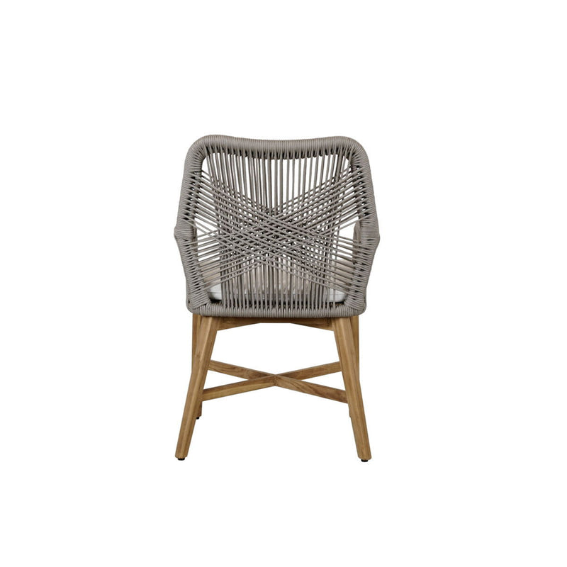 Marley - Outdoor Dining Chair - Gray - JaxCo Furniture