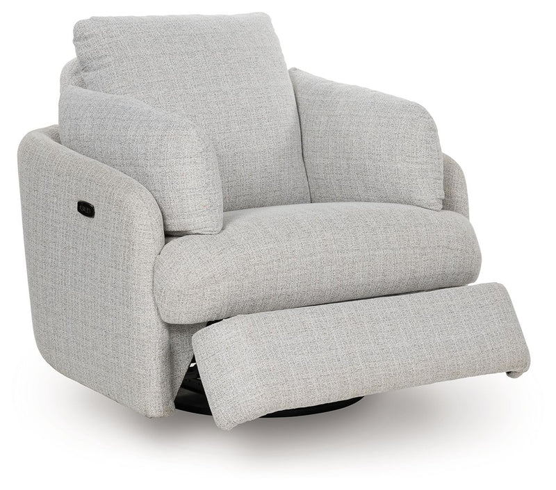 Alainmont Next-Gen Nuvella - Swivel Power Recliner - JaxCo Furniture
