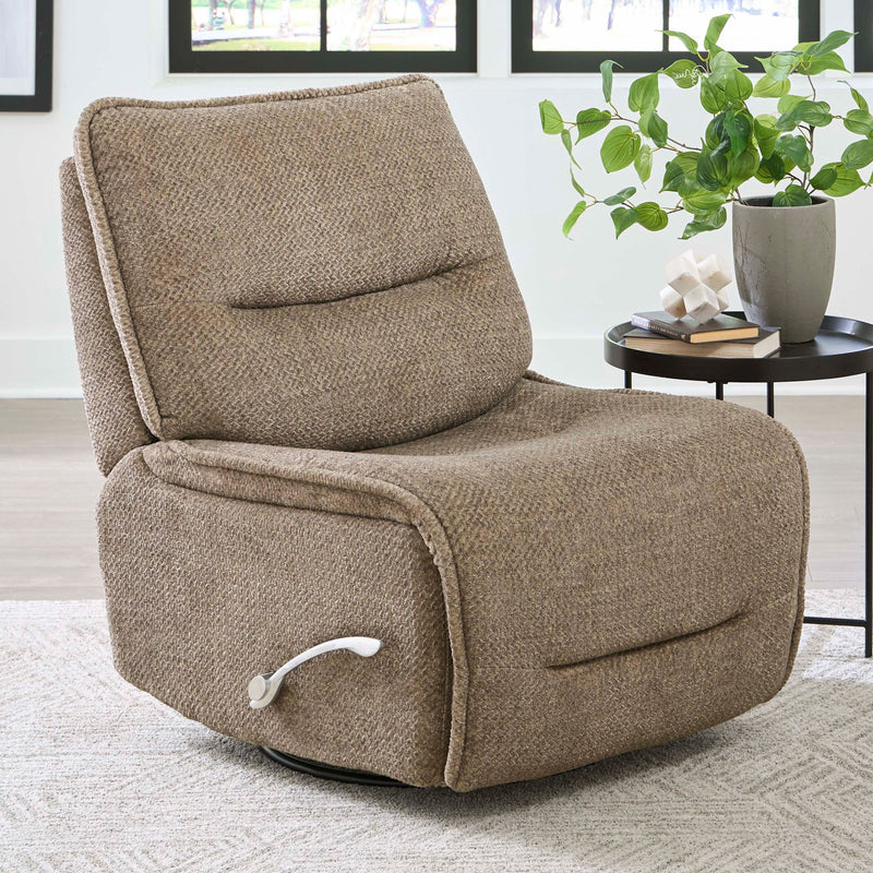 Leo - Armless Recliner - Wheat - JaxCo Furniture