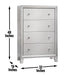 Omni - Chest - Pearl Silver - JaxCo Furniture