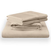Linens - Tempur Classic Cotton Sheet Set - Sandstone - JaxCo Furniture