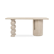 Adir - Desk - Cream - JaxCo Furniture