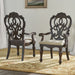 Royale - Arm Chair (Set of 2) - Dark Brown - JaxCo Furniture