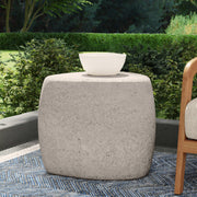 Britney - Outdoor End Table - Light Gray - JaxCo Furniture