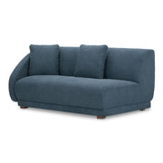 Fraser - Left Arm Facing Sofa - Deep Blue - JaxCo Furniture