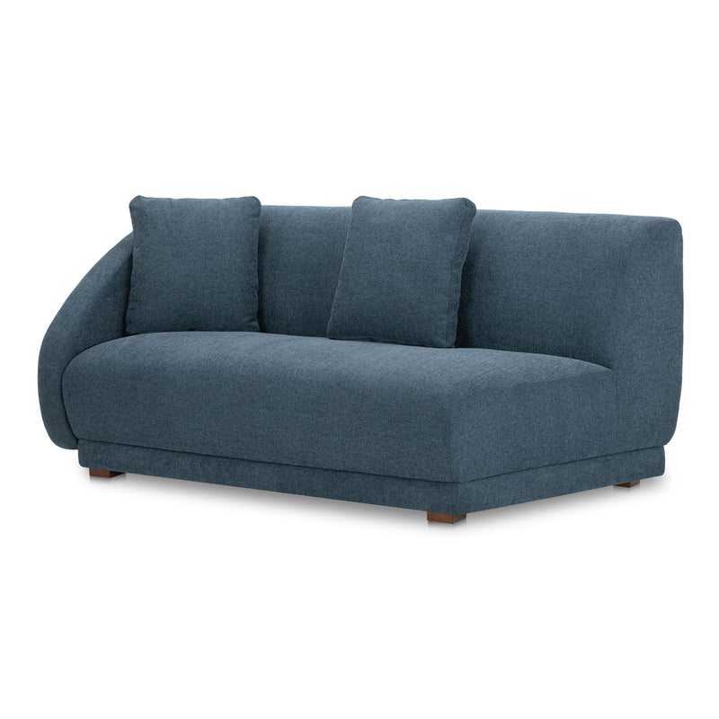 Fraser - Left Arm Facing Sofa - Deep Blue - JaxCo Furniture