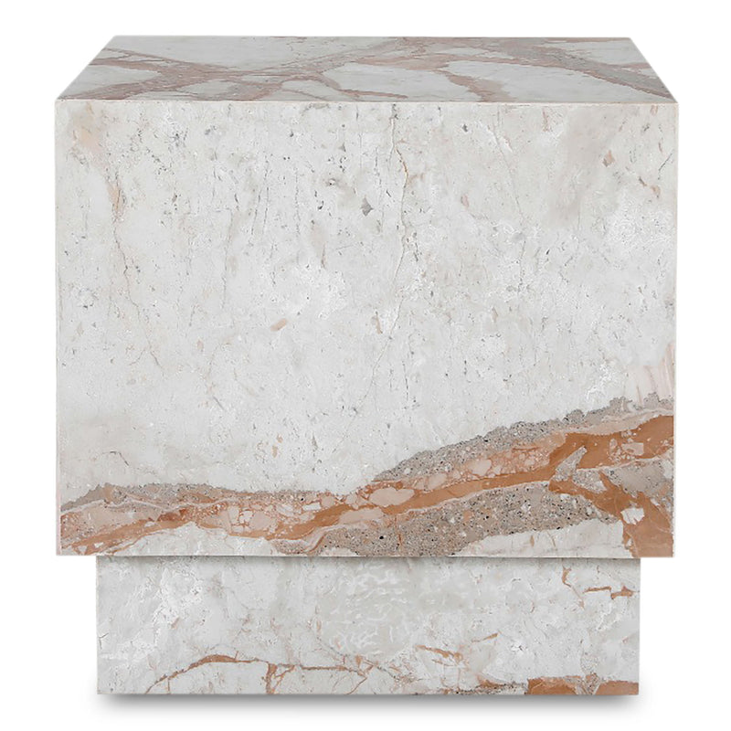 Layla - Side Table - Breccia Marble - JaxCo Furniture