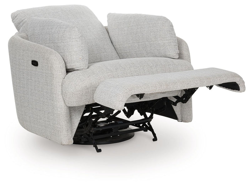 Alainmont Next-Gen Nuvella - Swivel Power Recliner - JaxCo Furniture