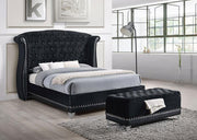 Barzini - Upholstered Wingback Bed - JaxCo Furniture