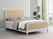 Lanewood - Open Cane Rattan Metal Bed - JaxCo Furniture