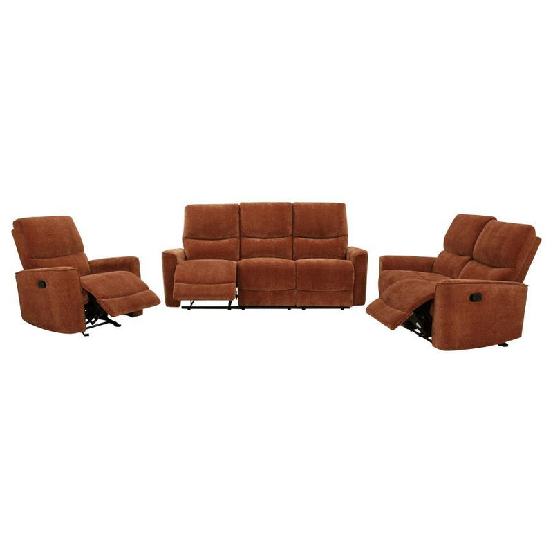 Navarro - Upholstered Reclining Sofa Set - JaxCo Furniture