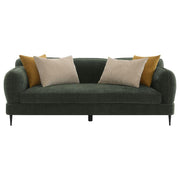 Jade - Chenille Upholstered Modern Track Arm Sofa - JaxCo Furniture