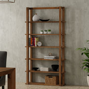 Crossings - Downtown Bookcase - Amber - JaxCo Furniture