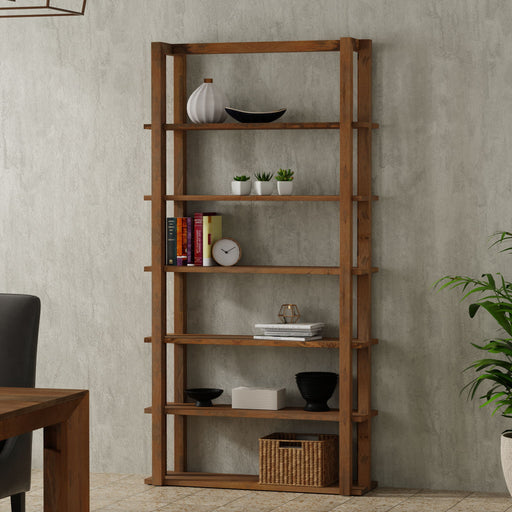 Crossings - Downtown Bookcase - Amber - JaxCo Furniture