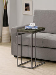 Pedro - Expandable C-Shaped Sofa Side Table - JaxCo Furniture