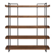 Vancouver - Large Bookshelf - Brown - JaxCo Furniture
