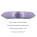 Shoulder Zoned Dough + Lavender - Pillow - JaxCo Furniture