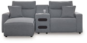 ModMax II - Salt And Pepper - Reclining Sectional - JaxCo Furniture