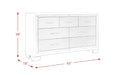 Platinum - Dresser - Сhampagne - JaxCo Furniture