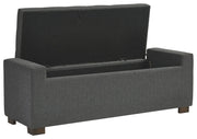 Cortwell - Gray - Storage Bench - JaxCo Furniture