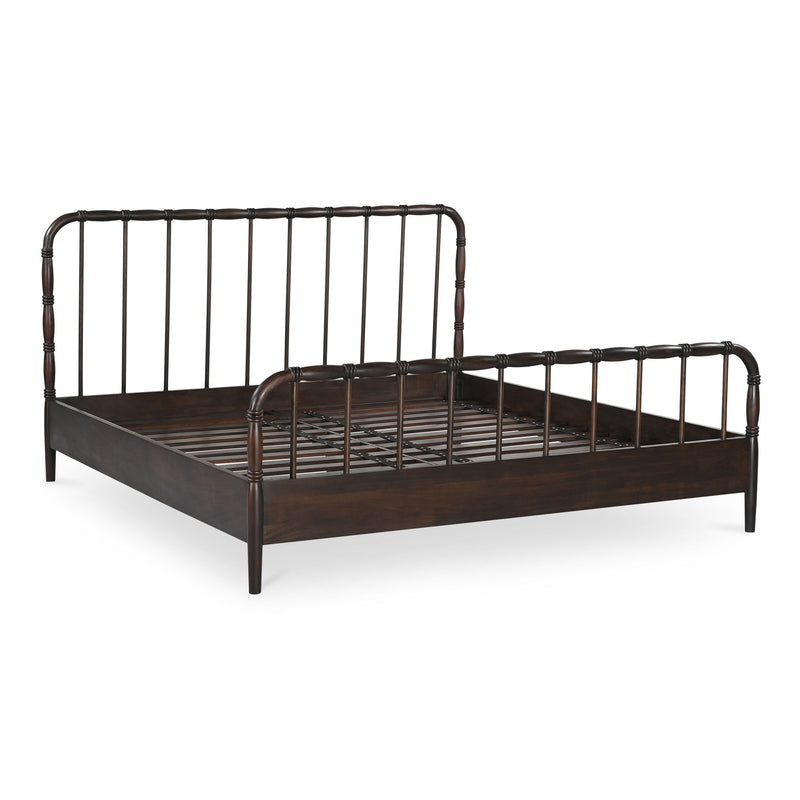 Vivian - Queen Bed - Dark Brown - JaxCo Furniture