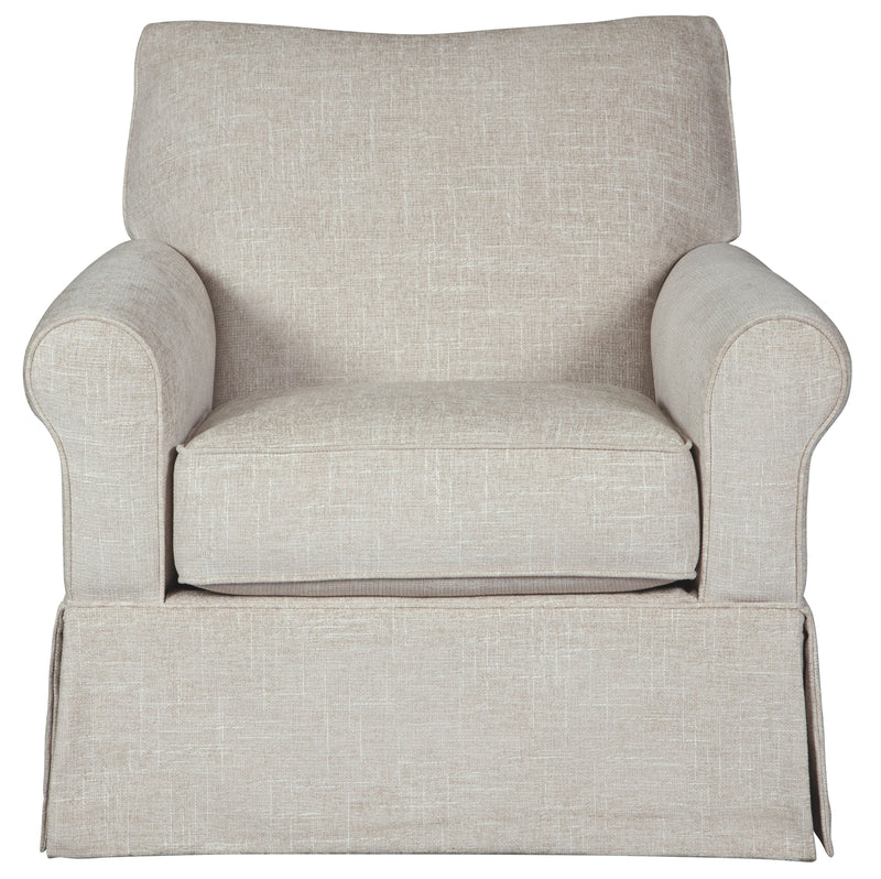 Searcy - Quartz - Swivel Glider Accent Chair - JaxCo Furniture
