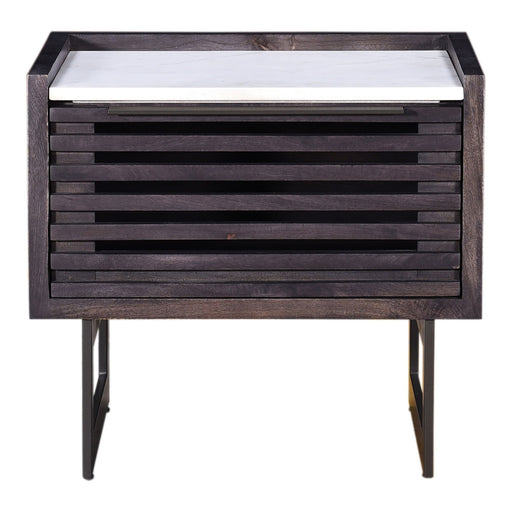 Paloma - Nightstand - Charcoal - JaxCo Furniture