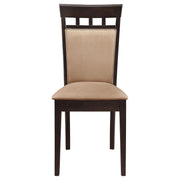 Gabriel - Closed Back Side Chairs (Set of 2) - Cappuccino - JaxCo Furniture