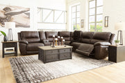 Dunleith - Power Reclining Sectional - JaxCo Furniture
