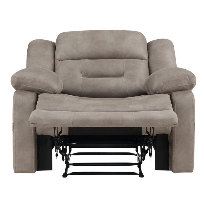 Abilene - Manual Reclining Chair - Tan - JaxCo Furniture