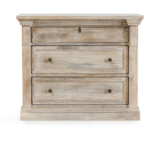 Adelaide - 3 Drawer Nightstand - Natural White Wash - JaxCo Furniture