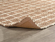 Serene - Windowpane Chenille Area Rug - JaxCo Furniture