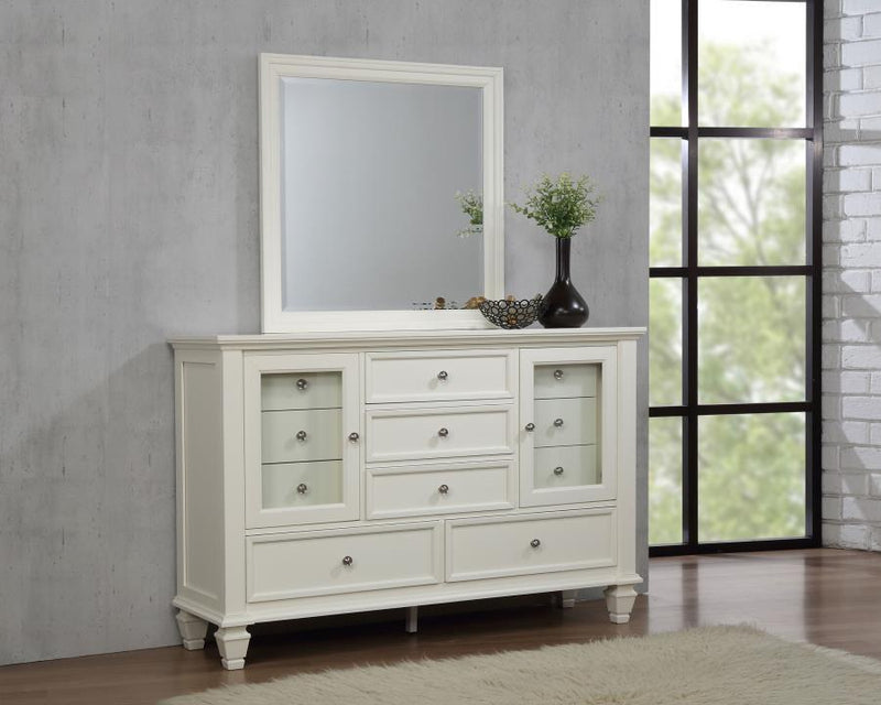 Sandy Beach - 11-drawer Dresser With Mirror - JaxCo Furniture