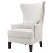 Pippin - Upholstered High Wingback Accent Chair - Latte - JaxCo Furniture