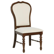 Landon - Upholstered Dining Side Chair (Set of 2) - Rich Brown - JaxCo Furniture