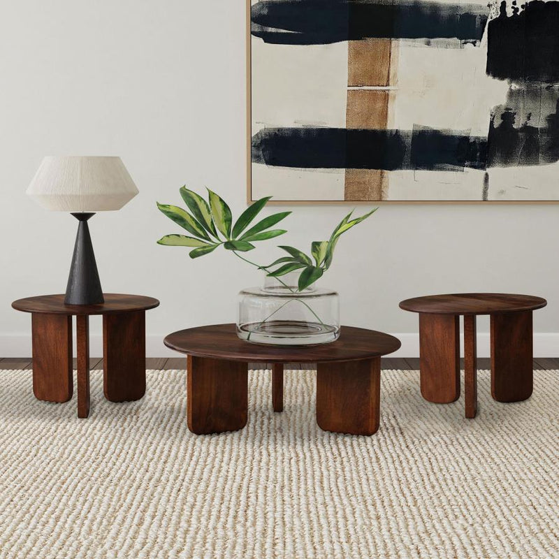 Dale - Solid Wood Coffee And End Table Set - JaxCo Furniture