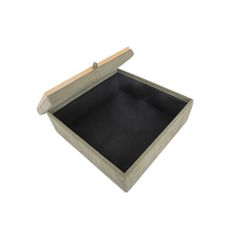 Montana - Storage Ottoman - Green - JaxCo Furniture